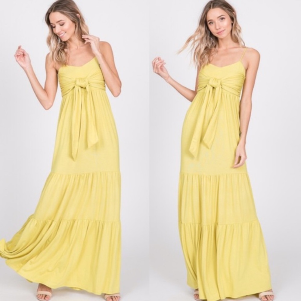BELLE Ruffle Maxi Dress - Picture 1 of 3